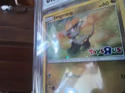 Pokemon Cards promo Holo 75/111 jangmo toys r us ar sr graded slab card art b32 - Image 4