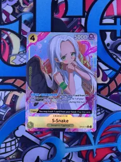 S-Snake (Alt Art) OP13-114 R Carrying on His Will - ONE PIECE Card Game ENGLISH - Image 1