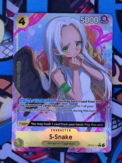 S-Snake (Alt Art) OP13-114 R Carrying on His Will - ONE PIECE Card Game ENGLISH - Image 2