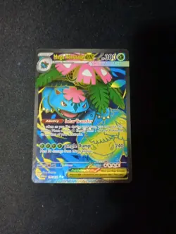 Pokemon Card TCG Mega Venusaur EX 155/132 Full Art Evolution With Spirit Link - Image 1