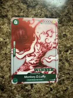 Monkey.D.Luffy (Uta Deck Battle) [Winner] P-061 One Piece Promotion Cards Foil - Image 1