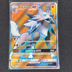 Lycanroc GX - 136/147 - Ultra Rare - Burning Shadows - Pokemon Card - NM/M - Image 1