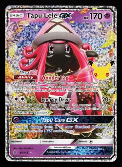 Tapu Lele GX 60/145 Holo Celebrations Classic Collection Pokemon Card - Image 1