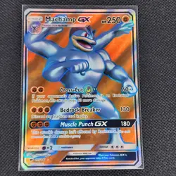Machamp GX - 135/147 - Ultra Rare - Burning Shadows - Pokemon Card - NM/M - Image 1