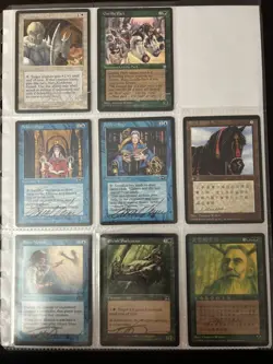MTG-AA2 Mixed Lot Of 8 Signed Magic The Gathering Cards Incl Proofs (MTG) - Image 1