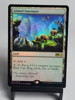 Magic The Gathering - Core Set 2021 - Animal Sanctuary - FOIL - Image 1