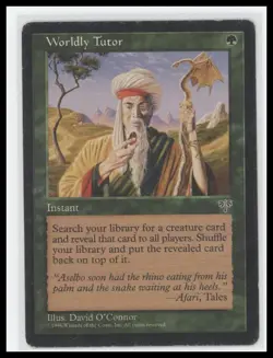 🌿 MTG Worldly Tutor - Mirage - Rare (Regular) - Image 1