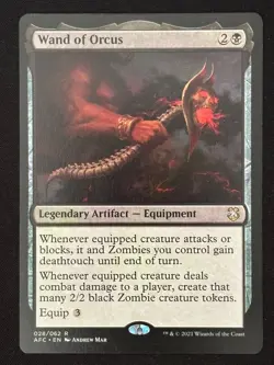 1x MTG Wand of Orcus - Commander: Adventures in the Forgotten Realms (AFC) #28 - Image 1