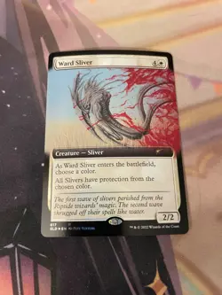 MTG - WARD SLIVER - FOIL - RARE - EXTENDED ART - NM - SECRET LAIR - Image 1