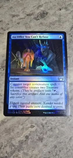 An Offer You Can't Refuse Streets of New Capenna Foil Instant Uncommon MTG NM - Image 1