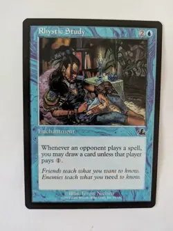 Rhystic Study Prophecy MTG NM Free shipping with tracking - Image 1