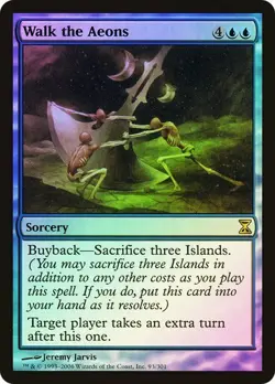 Time Spiral MTG Foil Walk the Aeons Magic - Image 1