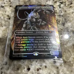 Magic The Gathering Anti-Venom Horrifying Healer Borderless Foil NEW SEALED USA - Image 3