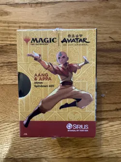 MTG Avatar The Last Airbender Aang & Appa 55mm Spindown D20 Sealed - Image 2