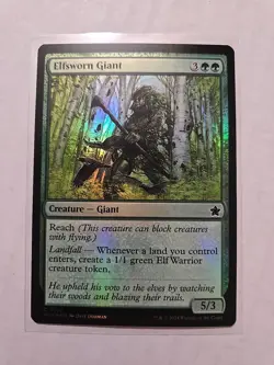 Elfsworn Giant (Foil) - Foundations - LP - Common - Creature - MTG Magic - Image 1