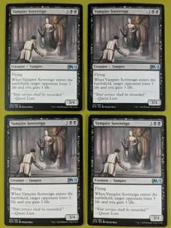 Vampire Sovereign x4 Core Set 2019 M19 4x MTG Magic the Gathering - Image 1