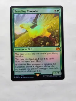 Traveling Chocobo Foil Final Fantasy MTG - Image 1