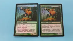 2x FOIL GRAZING GLADEHART ANTELOPE ZENDIKAR MTG MAGIC GATHERING NM / UNPLAYED - Image 1