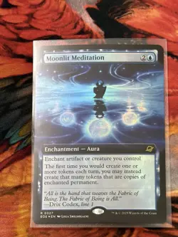 Edge Of Eternities- Moonlit Meditation- Enchantment- Borderless Foil- EoE 327- - Image 2