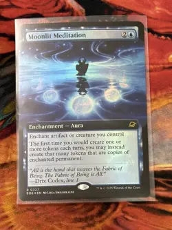 Edge Of Eternities- Moonlit Meditation- Enchantment- Borderless Foil- EoE 327- - Image 4