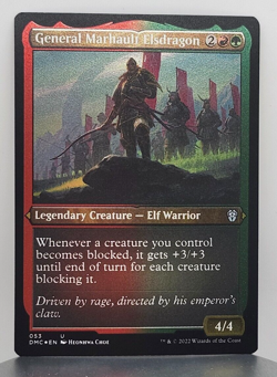Foil - General Marhault Elsdragon (Foil Etched) - Commander: Dominaria United - Image 1