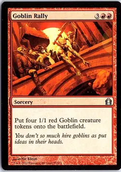 Goblin Rally U Return to Ravnica 95 LP Magic - Image 1