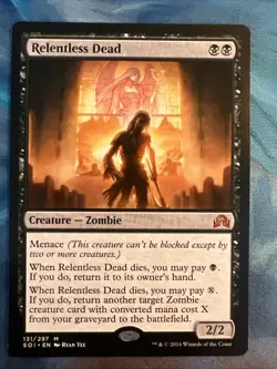 MTG Magic the Gathering Relentless Dead (131/356) Shadows over Innistrad LP - Image 1