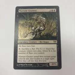 Marrow-Gnawer 124 / 306 MP Champions of Kamigawa CHK MTG Rat Rogue Commander - Image 1