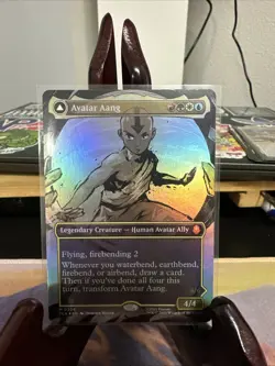 Avatar Aang (Borderless) Avatar: The Last Airbender Foil - Image 1