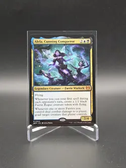 Alela, Cunning Conqueror - Commander: Wilds of Eldraine - Regular - MT/NM - Image 1