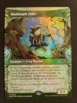 Mistbreath Elder (Showcase) Bloomburrow Foil - Image 1
