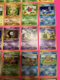 Lot Of 35 Vintage Neo Japanese Pokemon Cards NM-HP No Doubles - Image 5