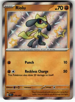 Riolu 173/091 SV: Paldean Fates LP Pokemon Card TCG - Image 1