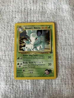 Pokemon TCG Giovanni's Nidorina Card 44/132 Gym Challenge - Image 1