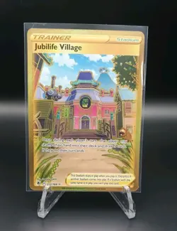 Jubilife Village 212/189 Secret Rare SWSH10: Astral Radiance Pokemon Card - Image 1