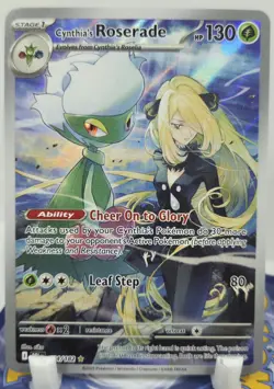 Cynthia's Roserade 184/182 Pokemon Destined Rivals NM/M Unplayed Pack Fresh - Image 1