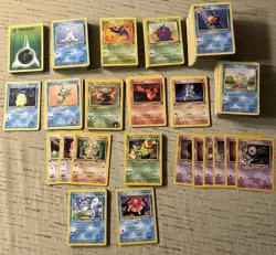 Vintage Pokemon Card Lot Multiple Sets 200+ Base Set Unlimited; Jungle; Fossil - Image 1