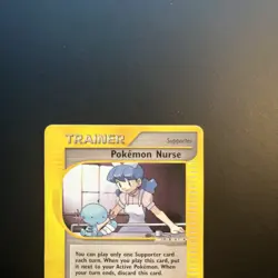 Pokemon Nurse 145/165 Expedition Base Set Regular Pokemon TCG Lightly Played LP - Image 3