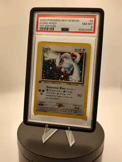 Pokemon 1st Edition Lugia 9/111 Neo Genesis Holo PSA 8 - Image 3