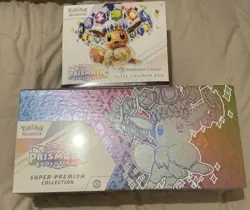 Prismatic Evolutions Pokemon Center ETB & Super Premium Collection Bundle - Image 1