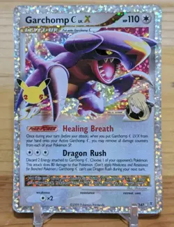 Pokemon TCG Garchomp C LV.X Celebrations: Classic Collection 145/147 - Image 1