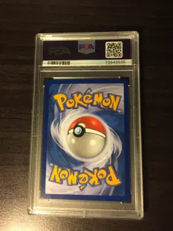 2007 POKEMON D&P MYSTERIOUS TREASURES MEGANIUM 13/123 RARE HOLO PSA 9 - Image 2