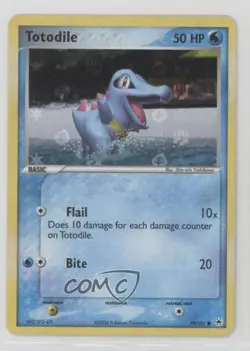 Totodile Reverse Foil Pokemon EX Hidden Legends #79 2004 - Image 1