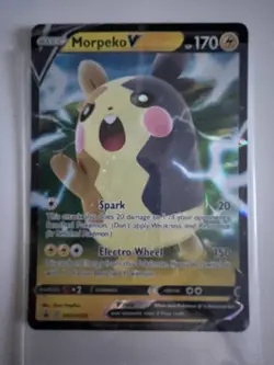 Morpeko V SWSH056 Promo Holo Near Mint Condition Black Star Promo - Image 1