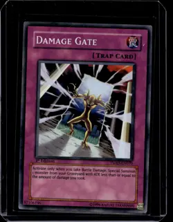 Yugioh Damage Gate TSHD-EN070 Super Rare 1st Ed NM - Image 1