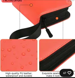 Trading Card Binder for TCG Cards Hold 80 Cards with 40 Removable Sleeves - Image 2