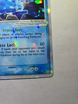 Regice EX Holo Ultra Rare Card 97/101 Hidden Legends Series - Image 4