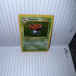 Pokemon TCG Vileplume - Jungle Set 15/64 - Rare Holo Vintage Card WOTC 1999 - Image 1