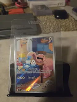 Lickitung 180/162 Illustration Rare Temporal Forces Pokemon Card - Image 1