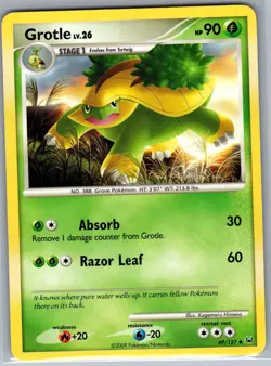 Grotle 49/127 Non Holo Platinum - Pokemon Card - NM - Image 1